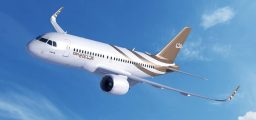 AIRBUS ACJ319 NEO en vol de groupe